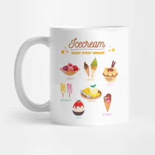 I'm just here for free icecream Mug